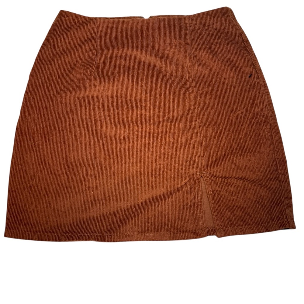 Aeropostale Rust Mini Pencil Skirt for Casual Wear